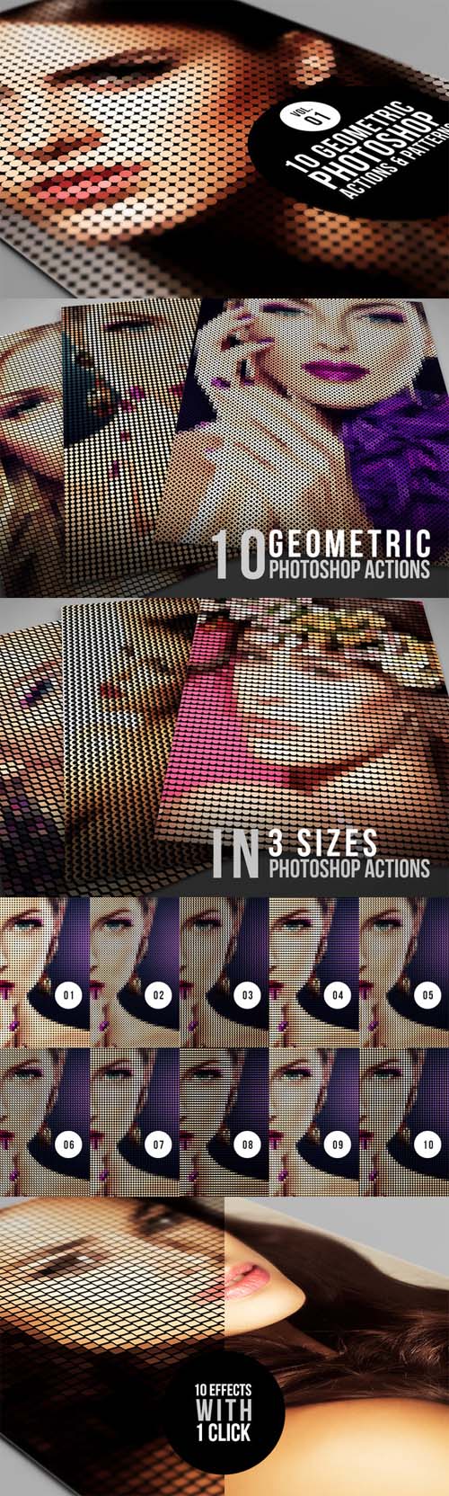 CreativeMarket - 10 Geometric Photoshop Actions 01 16939