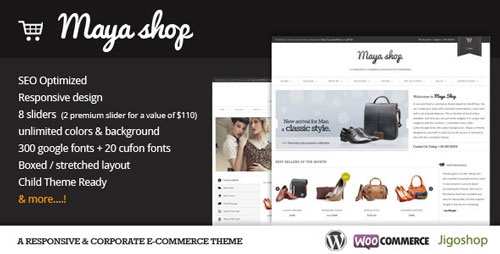 Nulled MayaShop v2.7.8 - A Flexible Responsive e-Commerce Theme image