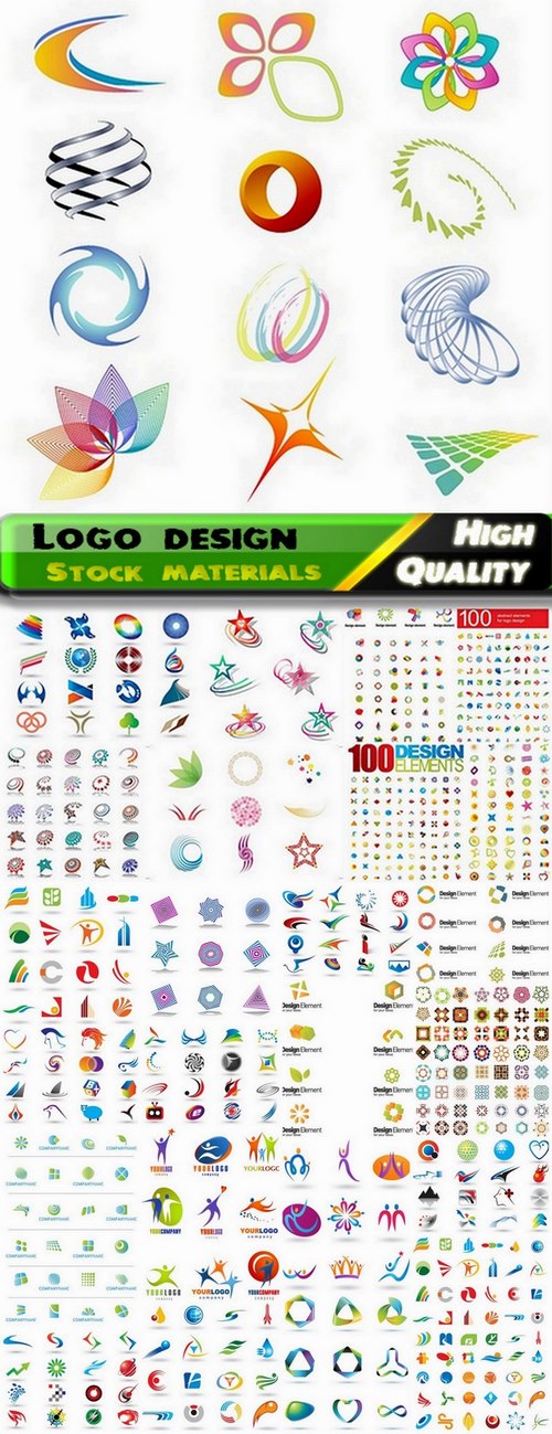 Logo Design in vector Set from stock #47 -  25 Eps