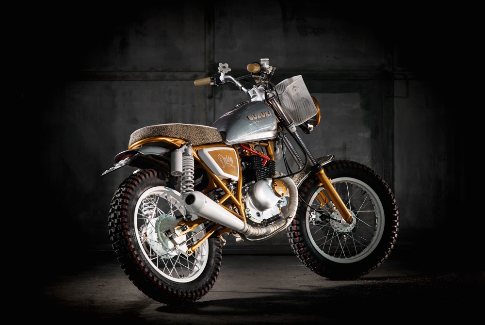 Кастом Suzuki GN125 - мотоцикл для девушки-новичка