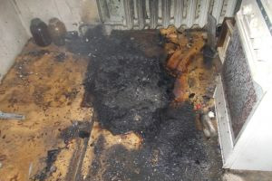 В Вилейке из-за пожара серьезно пострадали два пенсионера