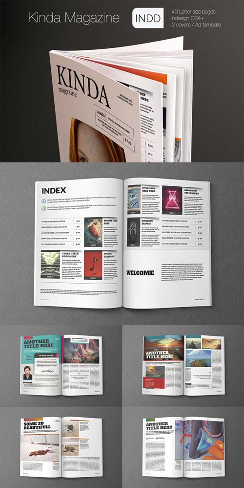 CreativeMarket Kinda Magazine