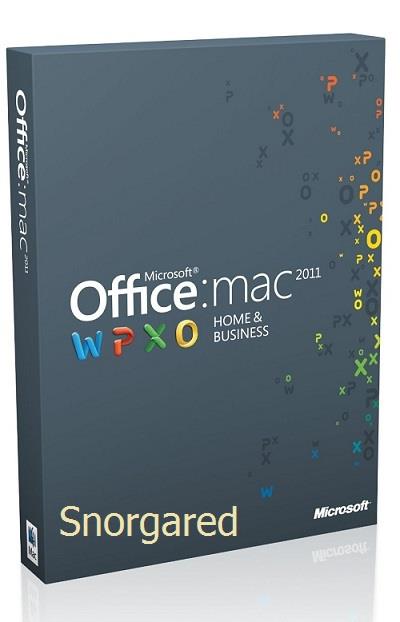 Office para Mac 2011 SP3 v14.4.7 licença padrão Volume Edição