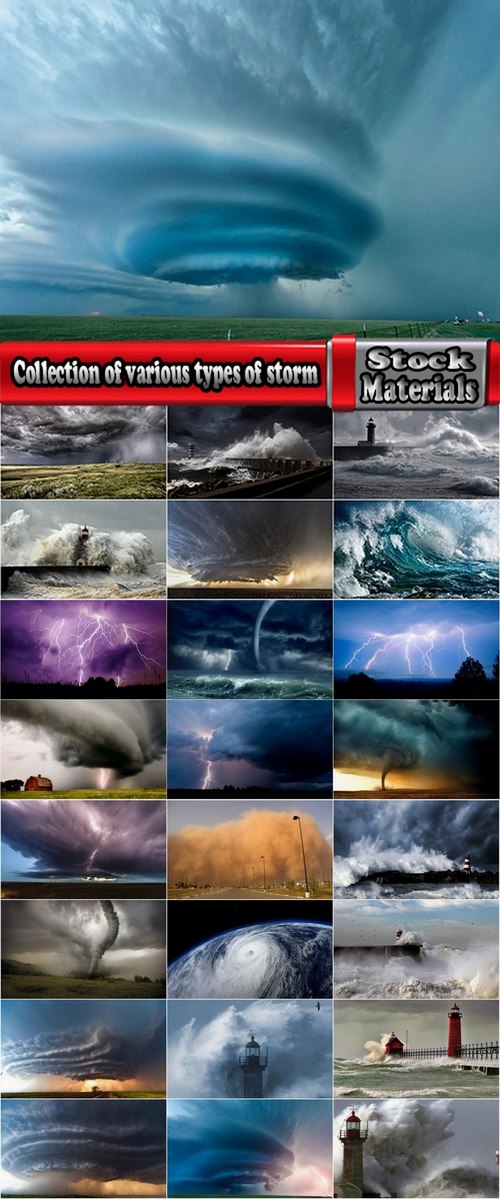 Collection of various types of storm 25 UHQ Jpeg