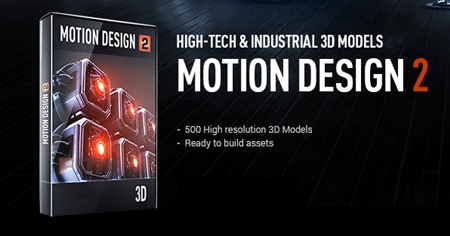 [3DMax] Video copilot Motion Design v2 hight tech & industrial 3d models + 3d Pro shader packet- rep...