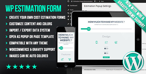 Download WP Flat Estimation & Payment Forms v6 - WordPress Plugin product graphic
