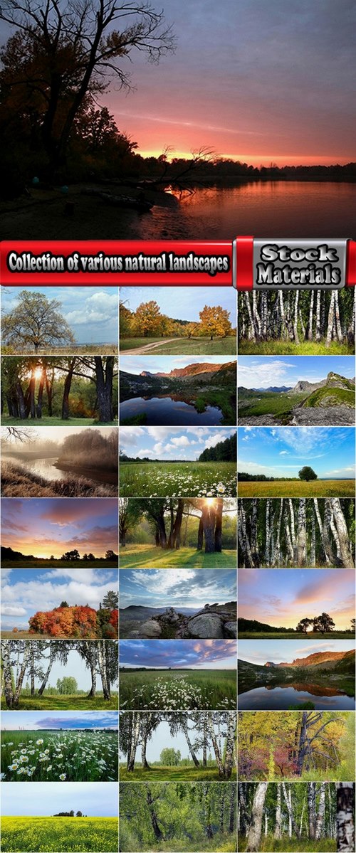 Collection of various natural landscapes 25 HQ Jpeg