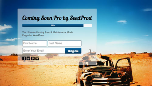 NULLED SeedProd - The Ultimate Coming Soon Plugin  