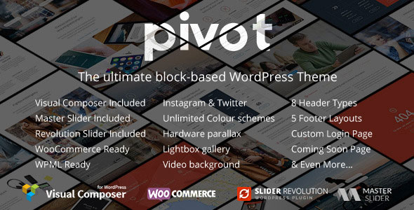 Pivot v1.4.1 - Responsive Multipurpose WordPress Theme