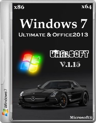 Windows 7 Ultimate & Office2013 UralSOFT v1.15 (x86/x64/2015/RUS)
