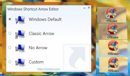 Windows Shortcut Arrow Editor 1.0.0.2 Portable