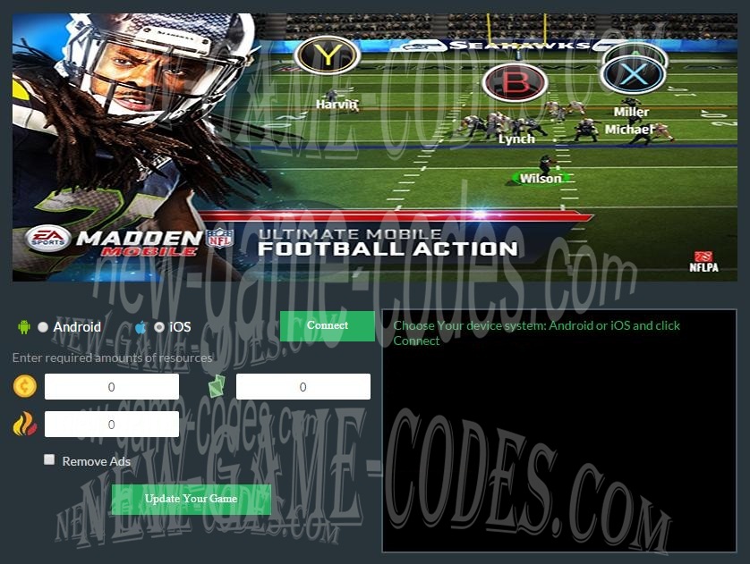Madden NFL Mobile Hack Cheats no survey free download ...