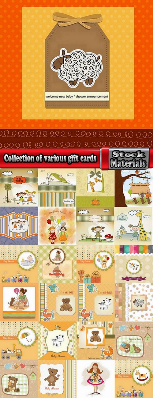 Collection of various gift cards #8-25 Eps