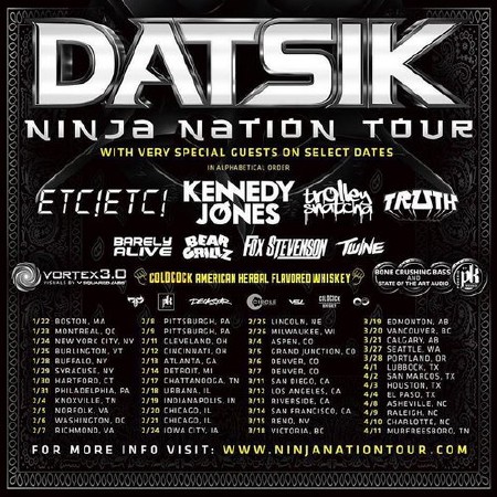 Datsik - Live @ Ninja Nation Tour Metropolis, Montreal (2015)
