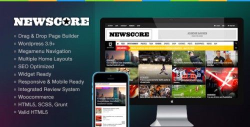 NewsCore v1.6.0 - A Blog, Magazine and News Theme for WP  