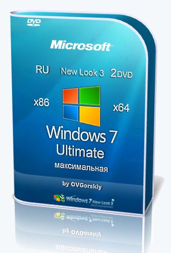 Microsoft Windows 7 Ultimate Ru x86-x64 SP1 NL3 by OVGorskiy® 02.2015 2 DVD [Ru]