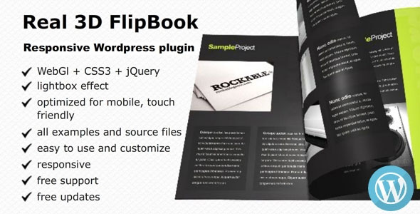 CodeCanyon - Real 3D FlipBook v1.4.4 - WordPress Plugin