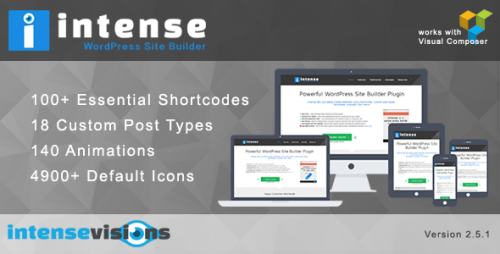Nulled Intense v.2.5.0 - Shortcodes and Site Builder for WordPress  
