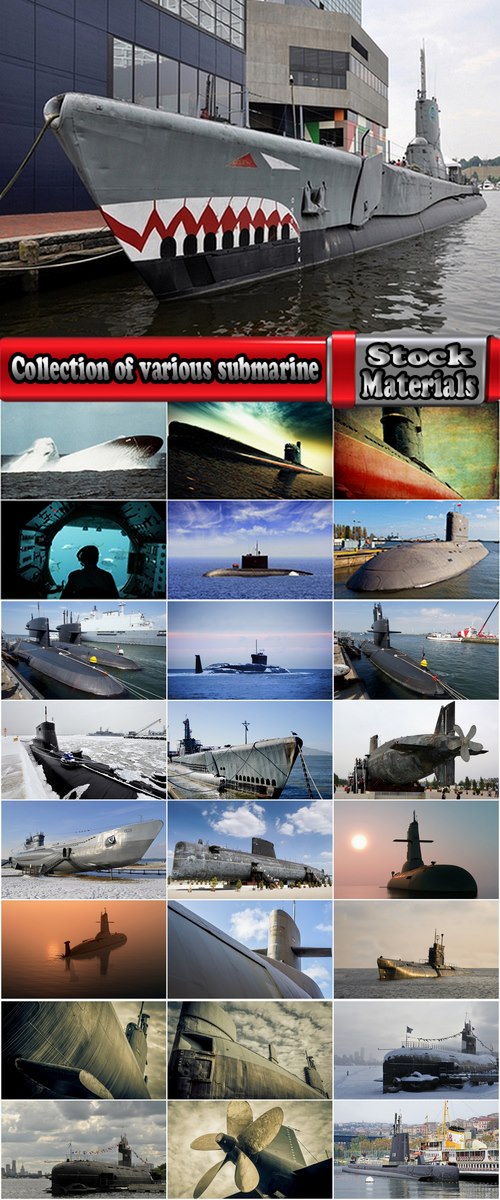 Collection of various submarine weapons from different countries 25 HQ Jpeg