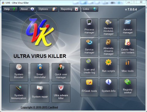 UVK Ultra Virus Killer 7.0.0.4 Beta + Portable