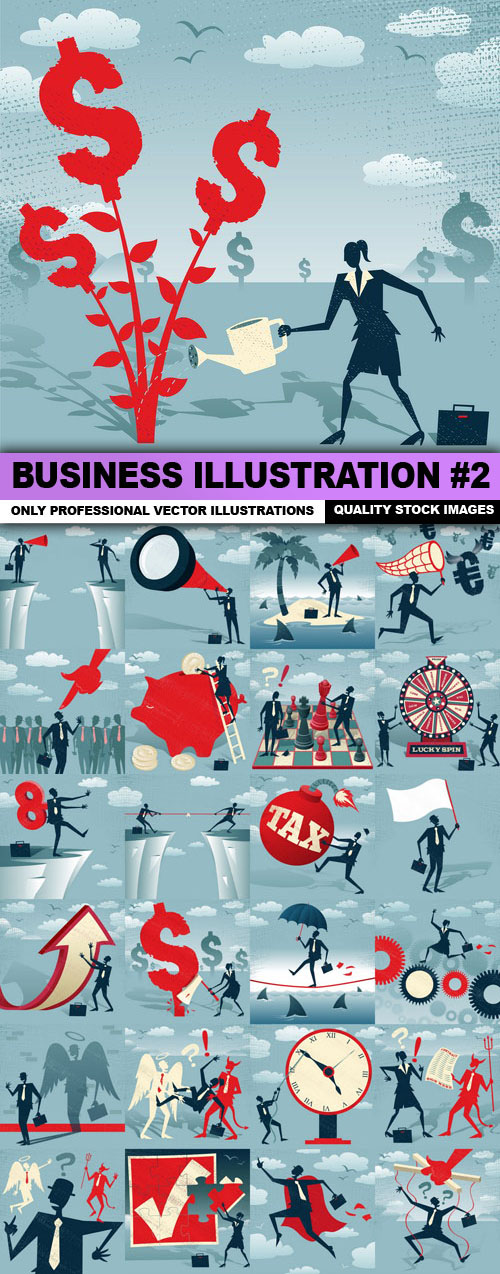 Business Illustration VEctor set 2