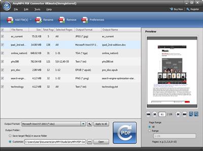AnyMP4 PDF Converter Ultimate 3.1.72 Multilingual 161224