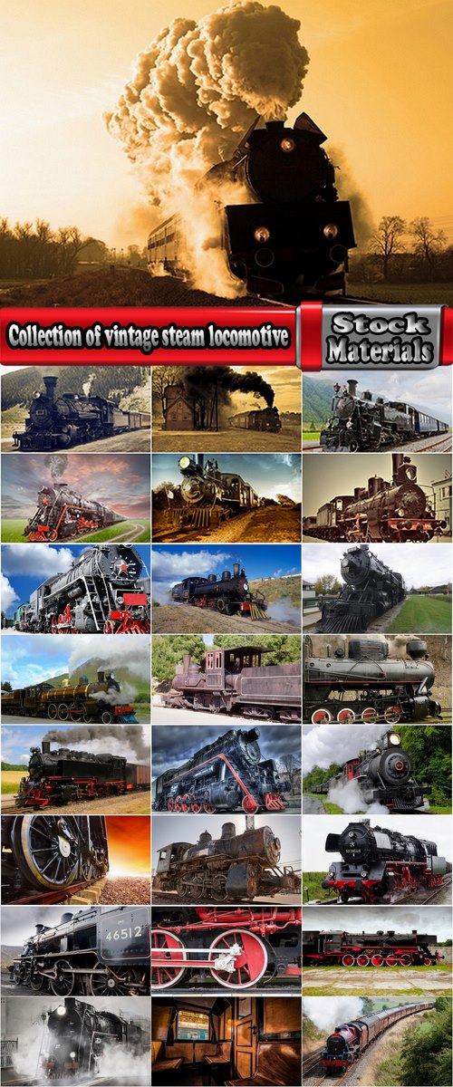 Collection of vintage steam locomotive train rails metal wheel 25 HQ Jpeg