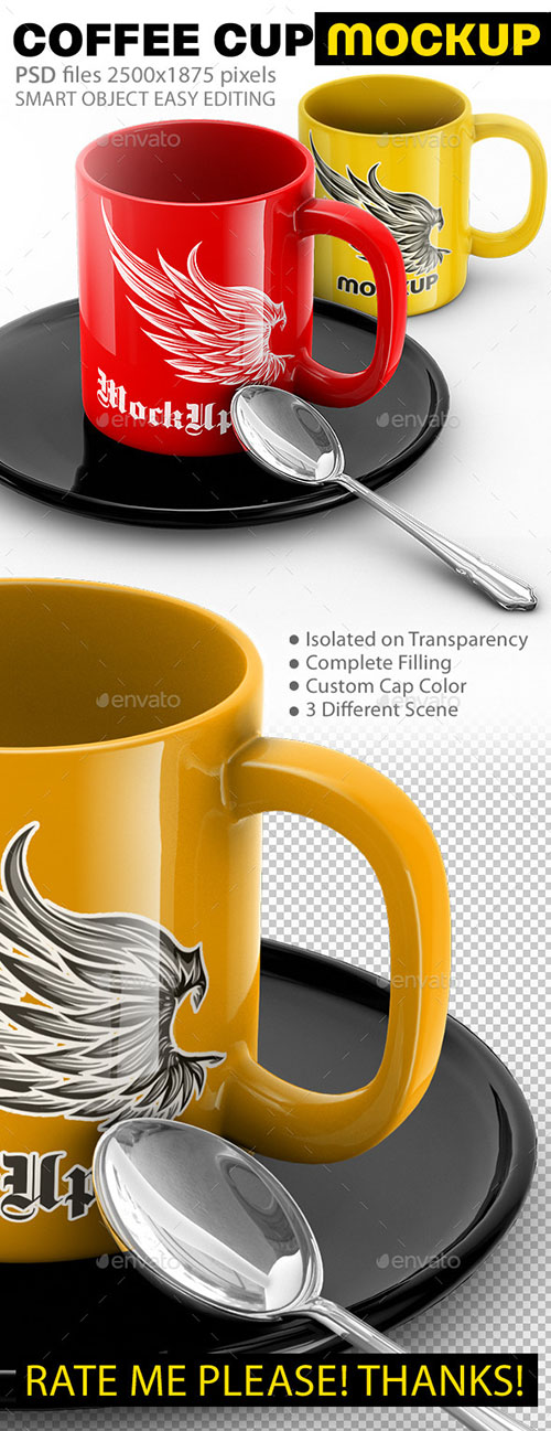 GraphicRiver - Cup Mock-Up. Colorize Mug
