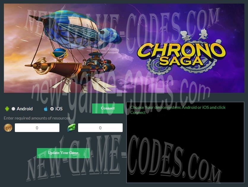 Chrono Saga Hack Cheats