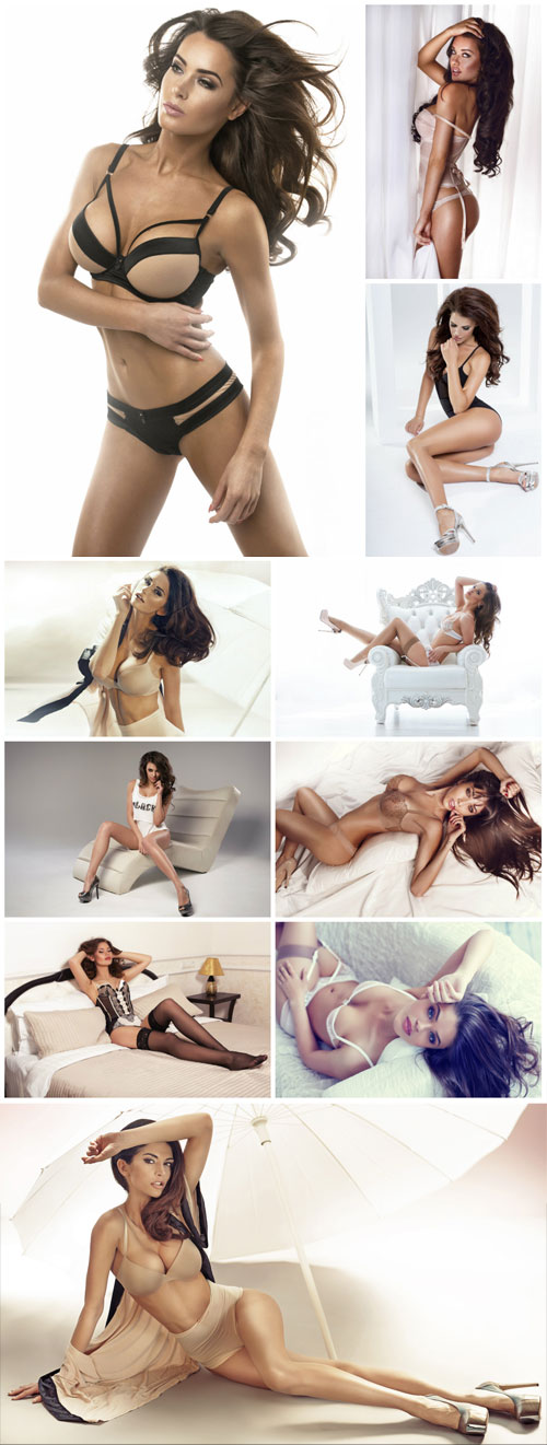 Women in lingerie, sexy girls - Stock photo