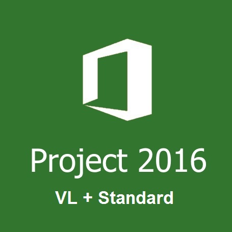 Microsoft Project 2016 Pro VL + Standard (x86-x64) English DVD