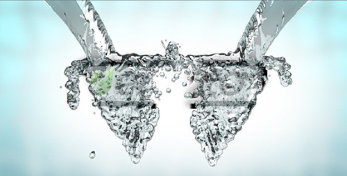 water splash logo Reveal - Project for After Effects (Videohive)