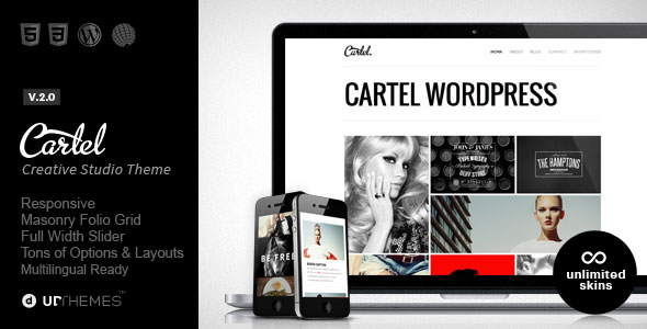 Cartel v2.0 - Responsive Portfolio WordPress Theme