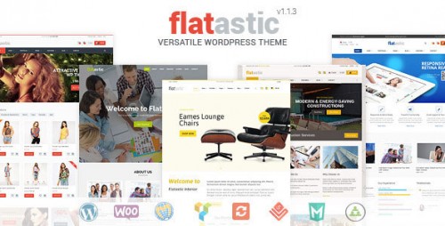Nulled Flatastic v1.2.7 - Themeforest Versatile WordPress Theme  