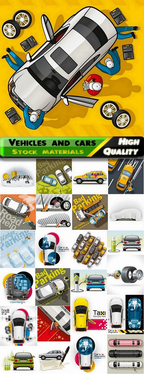 Cars and vehicles with details  2