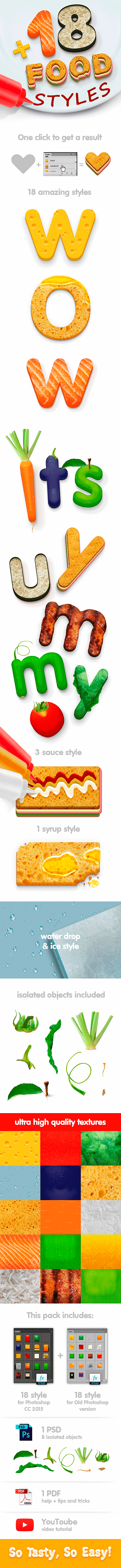 GraphicRiver - 18 Food Styles
