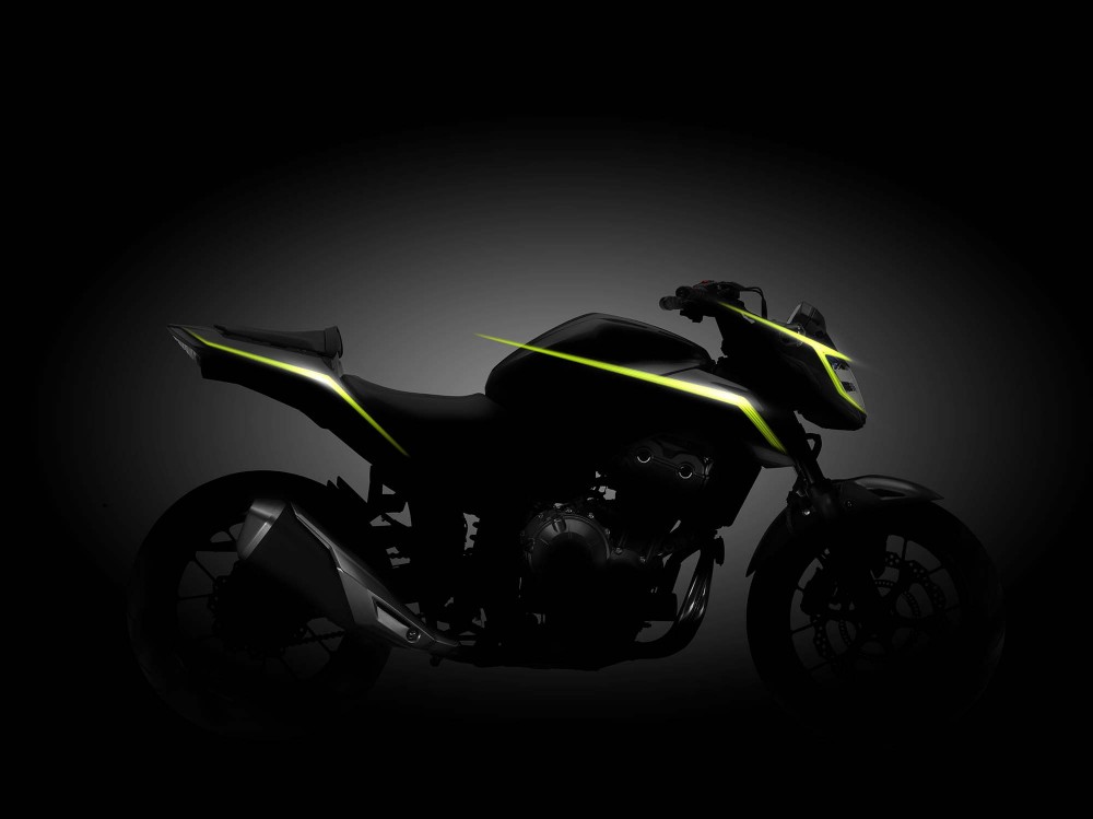 Мотоцикл  Honda CB500F 2016 (первые изображения)