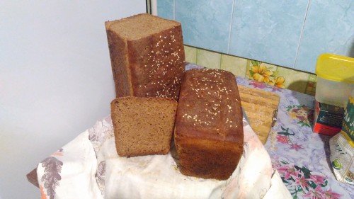 Литовский ржаной хлеб с тмином (духовка)