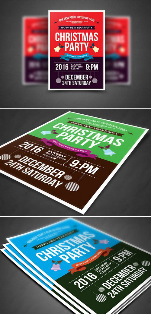 CM - Christmas Party Flyer Template 2