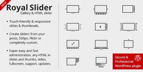 Nulled RoyalSlider v3.3.0 - Touch Content Slider for WordPress visual