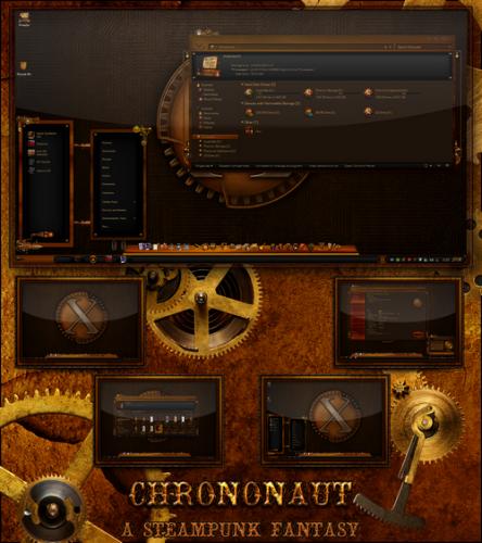 Chrononaut: A Steampunk Fantasy - Тема для Windows 7