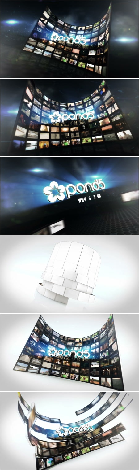 Pond5 - Video Wall Logo Opener 55371969