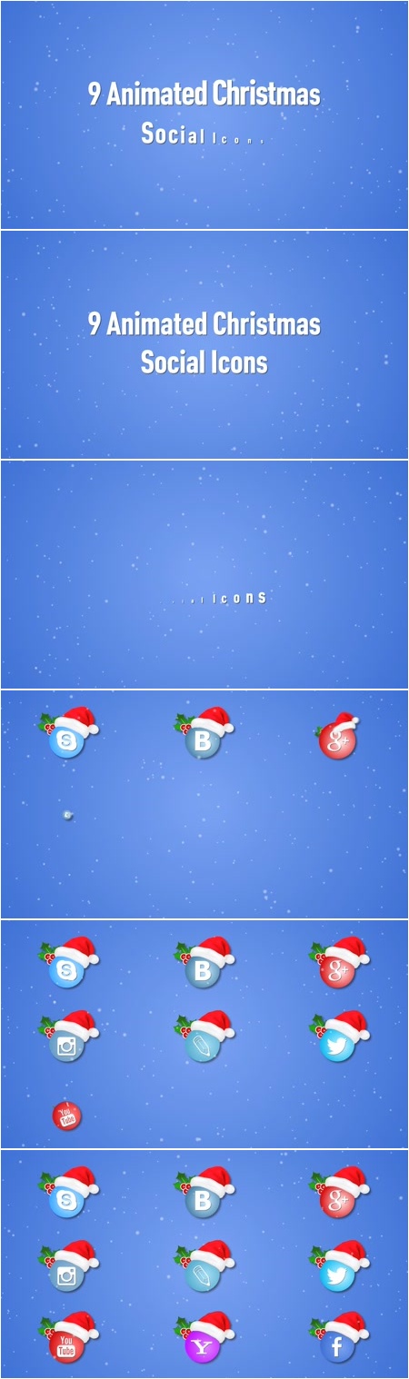 Pond5 - Social Icons Christmas 56748362