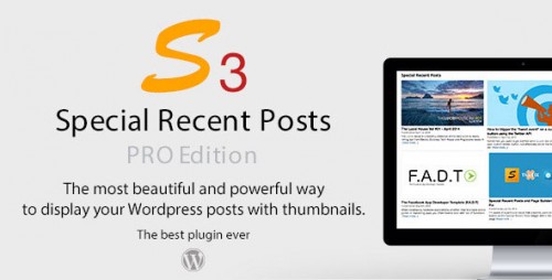 [GET] Special Recent Posts PRO Edition v3.0.8 - WordPress Plugin cover