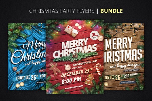 CM - Christmas Party Flyers Bundle 469884