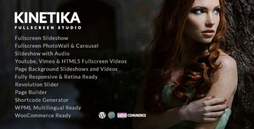Nulled Kinetika v1.9.3 - Fullscreen Photography Theme pic