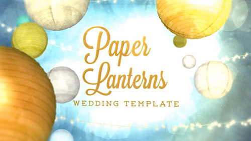 Paper Lanterns - After Effects Template (FluxVfx)
