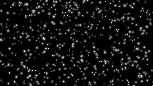 Background footage of twinkling stars 