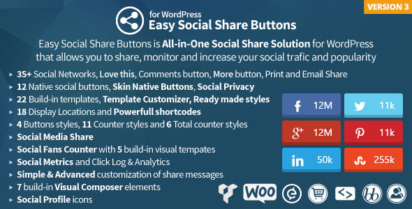Easy Social Share Buttons for WordPress v3.2.5