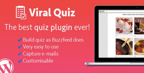 [GET] Nulled WordPress Viral Quiz v1.88 - BuzzFeed Quiz Builder product logo
